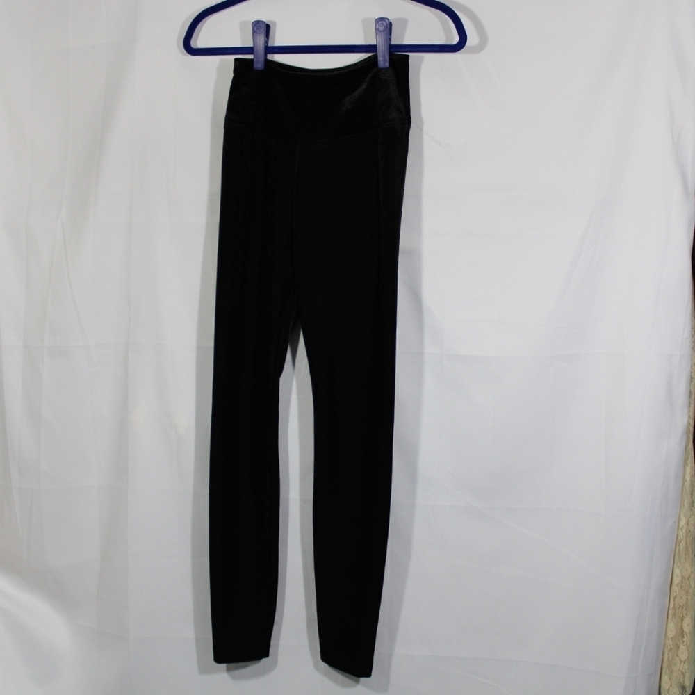 White House Black Market Runway Velvet Cord Leggings Black Size 0